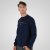 Double Outfitters MTOP-1151 Суитшърт Нейви - Суичъри & cуичъри с качулка - мъжки суичъри големи размери