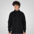 Double Outfitters MTOP-1158 Суитшърт с цип Черно - Суичъри & cуичъри с качулка - мъжки суичъри големи размери
