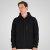 Double Outfitters MTOP-1160 Суитшърт с качулка и цип Черно - Суичъри & cуичъри с качулка - мъжки суичъри големи размери