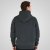 Double Outfitters MTOP-1160 Суитшърт с качулка и цип Тъмнозелено - Суичъри & cуичъри с качулка - мъжки суичъри големи размери