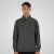 Double Outfitters MTOP-1163 Суитшърт с къс цип Каки - Суичъри & cуичъри с качулка - мъжки суичъри големи размери