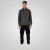 Double Outfitters MTOP-1163 Суитшърт с къс цип Каки - Суичъри & cуичъри с качулка - мъжки суичъри големи размери