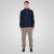 Double Outfitters MTOP-1163 Суитшърт с къс цип Нейви - Суичъри & cуичъри с качулка - мъжки суичъри големи размери