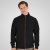 Double Outfitters SEL-1168 Суитшърт с цип Черно - Суичъри & cуичъри с качулка - мъжки суичъри големи размери