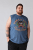Kam Jeans 5763 Hawaii Surf Vest Vintage Indigo - Тениски - мъжки тениски големи размери