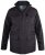 D555 Fargo Five Pocket Jacket With Ribbed Neck and Inner Quilting Black - Якета - мъжки якета големи размери