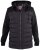 D555 Hampshire Hooded Quilted Jacket Black - Якета - мъжки якета големи размери