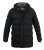 D555 Grove Quilted Parka Jacket Black - Якета - мъжки якета големи размери