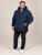 D555 Hank Ripstop Contrast Panelled Padded Hooded Jacket Нейви - Якета - мъжки якета големи размери