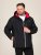 D555 Jamie Soft Shell Detachable Hood Padded Jacket Черно - Якета - мъжки якета големи размери