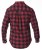 D555 Lawton LS Flannel Shirt Red - Ризи - мъжки ризи големи размери