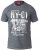 D555 Lorne T-shirt Grey Twist - Тениски - мъжки тениски големи размери