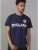 D555 Leon T-shirt Navy - Тениски - мъжки тениски големи размери
