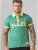D555 Silva Polo Green - Поло тениски - мъжки тениски с яка големи размери