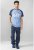 D555 Gunner T-shirt Blue - Тениски - мъжки тениски големи размери