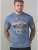 D555 Bradley T-shirt Blue - Тениски - мъжки тениски големи размери