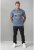 D555 Bradley T-shirt Blue - Тениски - мъжки тениски големи размери