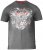 D555 Bradley T-shirt Charcoal - Тениски - мъжки тениски големи размери