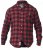 D555 Lawton LS Flannel Shirt Red - Ризи - мъжки ризи големи размери