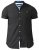 D555 Dwight Short Sleeve Shirt Black - Ризи - мъжки ризи големи размери