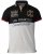 D555 Ernest Polo Black & White - Поло тениски - мъжки тениски с яка големи размери