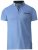 D555 Journey Fine Melange Polo Blue - Поло тениски - мъжки тениски с яка големи размери