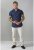 D555 Norman Short Sleeve Oxford Shirt Navy - Ризи - мъжки ризи големи размери