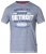 D555 Darcy Embroidered T-shirt Blue - Тениски - мъжки тениски големи размери