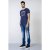 D555 Hatter T-shirt Navy - Тениски - мъжки тениски големи размери