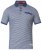 D555 Tyrone Polo Blue - Поло тениски - мъжки тениски с яка големи размери
