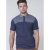 D555 Brent Polo Denim Blue - Поло тениски - мъжки тениски с яка големи размери