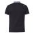 D555 Brent Polo Black - Поло тениски - мъжки тениски с яка големи размери