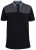 D555 Brent Polo Black - Поло тениски - мъжки тениски с яка големи размери