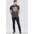 D555 Dallas T-shirt Charcoal - Тениски - мъжки тениски големи размери