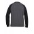 D555 Illinois Long Sleeve T-shirt Charcoal - Тениски - мъжки тениски големи размери