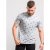 D555 Dario T-shirt Grey - Тениски - мъжки тениски големи размери