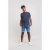 D555 Caspian T-shirt Navy - Тениски - мъжки тениски големи размери