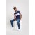 D555 Cullen T-shirt Navy - Тениски - мъжки тениски големи размери