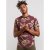 D555 Baxter T-shirt Wine-red - Тениски - мъжки тениски големи размери