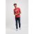 D555 Shelton T-shirt Red - Тениски - мъжки тениски големи размери