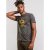 D555 Stanley T-shirt Khaki - Тениски - мъжки тениски големи размери