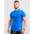 D555 Parker Polo Blue - Поло тениски - мъжки тениски с яка големи размери