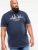 D555 Randwick San Francisco Printed T-Shirt Navy - Тениски - мъжки тениски големи размери