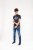 D555 Randwick San Francisco Printed T-Shirt Navy - Тениски - мъжки тениски големи размери