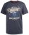 D555 Cairns Navy Fine Stripe Colorado Printed T-Shirt - Тениски - мъжки тениски големи размери