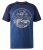 D555 Porter Raglan Sleeve Printed T-Shirt Blue - Тениски - мъжки тениски големи размери