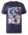 D555 Warner Guitar Printed T-Shirt Navy - Тениски - мъжки тениски големи размери