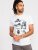 D555 Trafford Bike Photo Printed T-Shirt White - Тениски - мъжки тениски големи размери