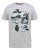 D555 Trafford Bike Photo Printed T-Shirt White - Тениски - мъжки тениски големи размери