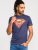 D555 Scampton Official Superman Printed T-Shirt Navy - Тениски - мъжки тениски големи размери